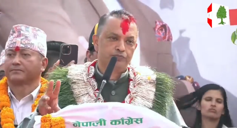 गगन थापाले राजीनामा 